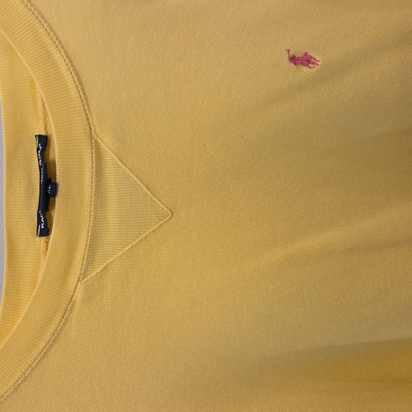 Ralph Lauren Yellow Crewneck Sweater. Size Xl - Picture 5 of 7